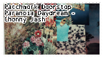 Patchwork Doorstop Paranoia Daydream - Chonny Jash